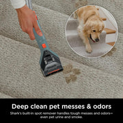 Shark CarpetXpert EX201 Carpet Cleaner, Cyan – Deep Cleaning with StainStriker, Perfect for Pets, Includes Spot & Stain Remover Tools