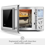 Breville BMO870BST1BUS1 Combi Wave 3 in 1 Microwave, Black Stainless Steel: Home & Kitchen