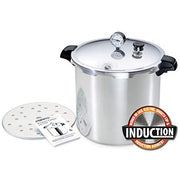 Presto 01784 23 Quart Induction Compatible Pressure Canner, Silver, Aluminum: Home &amp; Kitchen