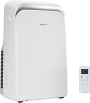 Amazon Basics 3-In-1 Portable Air Conditioner with Remote, Timer, Sleep Mode, Auto Swing, Dehumidifier, 10000 BTU (ASHRAE)/6000 BTU (SACC), Cools Bedroom Up to 450 Sqf, White