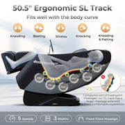 Costway Zero Gravity SL Track Full Body Massage Chair with Waist