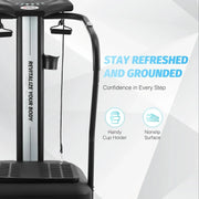 Whole Body Vibration Plate, 500W Vibration Plate Exercise Machine with 99 Levels 3 Preset Modes & 2 Resistance Bands, Training Fitness Vibration Platform Machine for Home Gym with 330lb Capacity