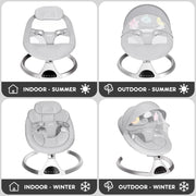 HARPPA Electric Baby Swing for Infants to Toddler with 5 Speed