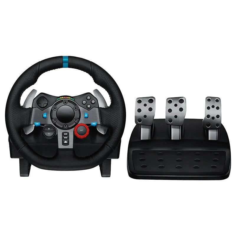 G29 Driving Force Racing Wheel and Floor Pedals for PS5, PS4, PC, Mac – Black