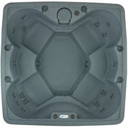 AquaRest Spas 6-Person Plug-and-Play Hot Tub – 29-Jet Square Design with Ozonator