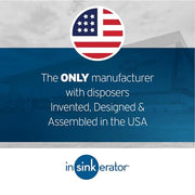 InSinkErator Badger 5 Garbage Disposal, 1/2 HP Continuous Feed, Compact Design, Quick Lock Installation