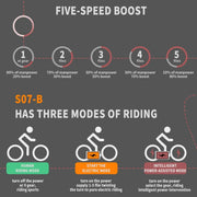 26 In.48V 13Ah 750W Mountain Electric Bikes for Adults Men, 26"x4.0 Fat Tire Electric Bicycle 7 speeds Gear Outdoor Ebikes, Black,S48
