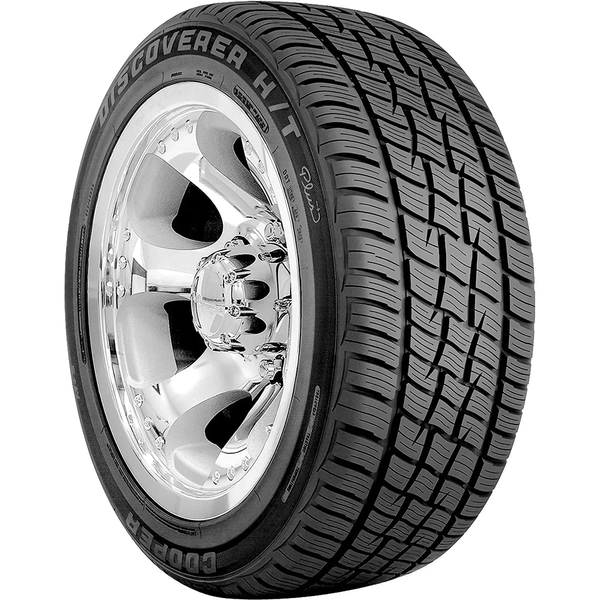 Pair of 2 (TWO) Cooper Discoverer H/T Plus 275/55R20 117T XL A/S All Season Tire Fits: 2014-18 Chevrolet Silverado 1500 High Country, 2011-18 GMC Sierra 1500 Denali