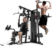 Mikolo Home Gym, Workout Station with 150LBS Weight Stack, Multifunctional Home Gym