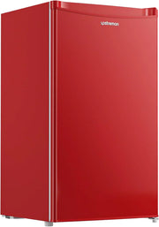 Upstreman 3.2 Cu.Ft Mini Fridge Freezer Single Door Fridge Dorm Fridge Adjustable Thermostat
