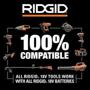 RIDGID 18V Brushless Cordless Nailer Combo Kit with Brad &amp; Finish Nailers, Battery &amp; Charger