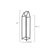 3R Studios House Shaped Metal Log Holder