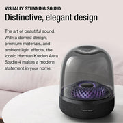 Bluetooth Home Speaker Superior Sound Quality  5 Diamond Effect Light Themes Made from Recycled Materials