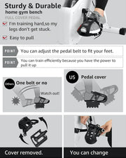 Foldable Exercise Bike Stationary Bikes for Home, 5 IN 1 Indoor Workout Bike, Cycling Bike with 16-Level Quiet Magnetic Resistance, 6.6 LBS Flywheel and 300LBS Capacity, 2025 Designed 817 X-bike