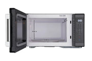 Hamilton Beach 1.1 Cu. Ft. Countertop Microwave Oven, 1000 Watts, White Stainless Steel