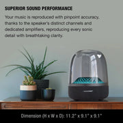 Bluetooth Home Speaker Superior Sound Quality  5 Diamond Effect Light Themes Made from Recycled Materials