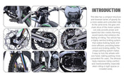MotoTec Venom 72v 12000w Electric Dirt Bike White