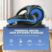 Under Desk Elliptical, Electric Ellipse Leg Exerciser While Sitting for Seniors Adults, Quiet Portable Motorized Seated Foot Pedal Exerciser with Remote Control for Home Office Use