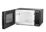Hamilton Beach 1.1 cu ft Countertop Microwave Oven, Black and Stainless Steel