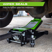 Tools 3 Ton (6,000 lbs.) Steel Floor Jack Quick Rise Dual Piston Pump Low Profile, Car Jack, Truck Jack, Service Jack, Farm Jack (A20002_A20003)