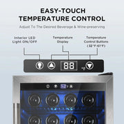 Mini Fridge 130 Can Beverage Refrigerator Cooler, 3.2 Cu.Ft Drink Fridge for Soda Wine Beer, Adjustable Temperature Control for Home Office, Black