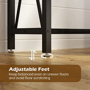 SUPERJARE 70 Inch Console Table with 2 Outlet and 2 USB Ports