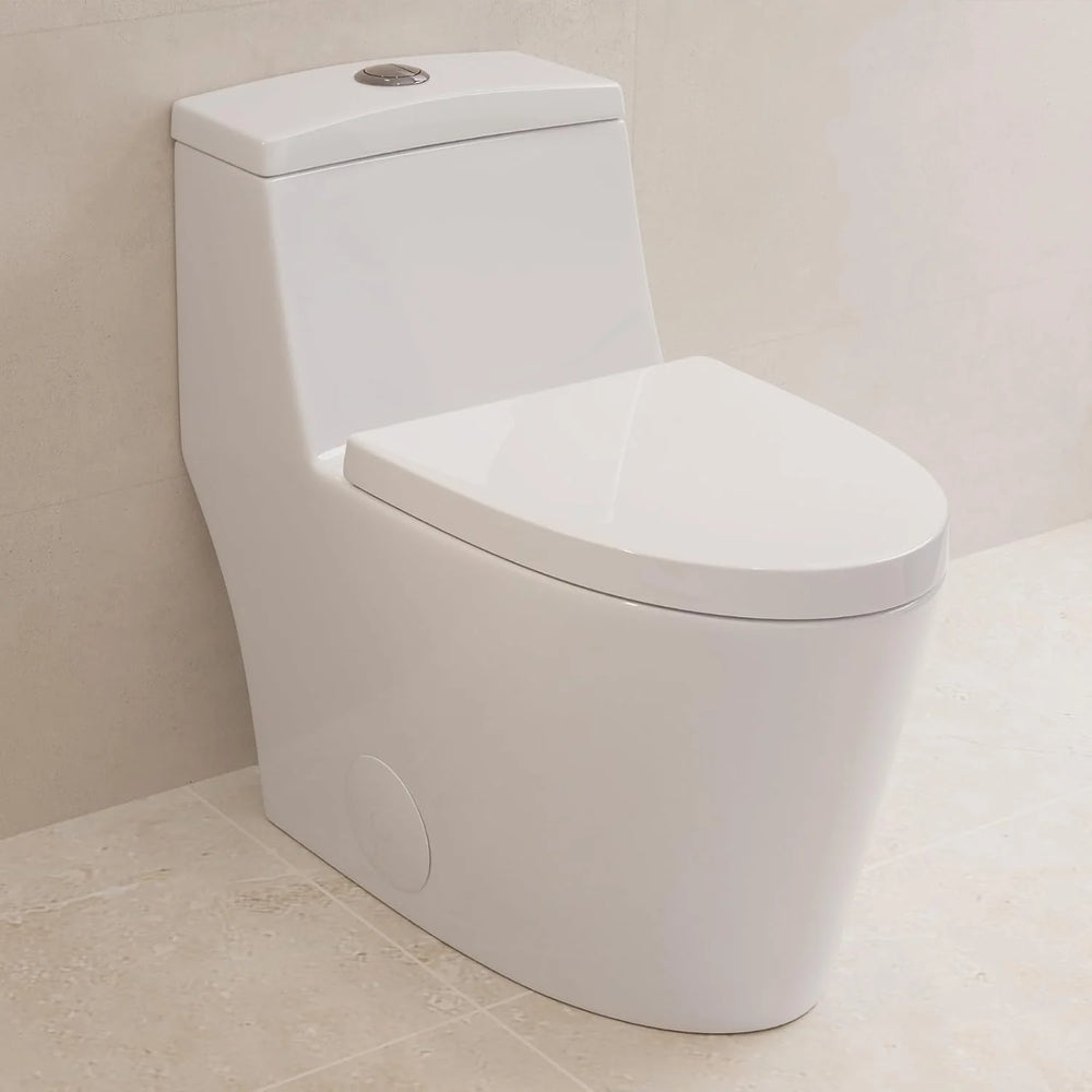 Deer Valley One Piece Toilet, Dual Flush, ADA Height, White