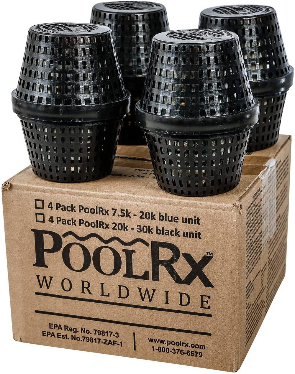 101067 Black Units Swimming-Pool-Algaecides (4 Pack), 20,000-30,000 Gallon