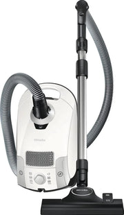 Pure Suction Powerline Canister Vacuum Cleaner, Lotus White