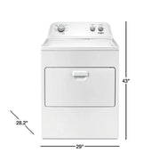 Whirlpool 7.0 cu. ft. Electric Dryer, AutoDryTM System, Wrinkle ShieldTM, White