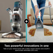 Shark CarpetXpert EX201 Carpet Cleaner, Cyan – Deep Cleaning with StainStriker, Perfect for Pets, Includes Spot & Stain Remover Tools