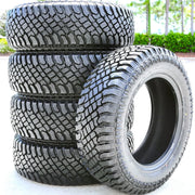 One set of 4 (four) X/T LT 295/60R20 126/123R E (10 ply) ATA /T all-terrain tires