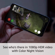 Ring Spotlight Cam Pro, Solar | 3D Motion Detection, Two-Way Talk with Audio+, and Dual-Band Wifi (2022 release) - White