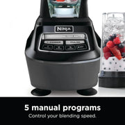 Ninja Mega Kitchen System, 1500 Watt Stand Mixer (2.1 Liters) and Food Processor (8 Cups) with (2) 473 ml Takeaway Cups