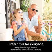 Ninja Swirl by CREAMi Ice Cream and Soft Serve Maker, Sorbet, Milkshake, Frozen Yogurt, Low Calories Program & More, 13-in-1, Soft Serve Handle, (2) CREAMi Swirl 16oz Pints, For Kids & ALL ages, NC701