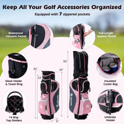 2025 Complete Golf Club Set for Women, 11 PCS Right Handed Golf Clubs with 460CC