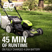 80V Battery-Powered Lawn Mower, 53 cm (21 inch), Self-Propelled, Brushless | Greenworks