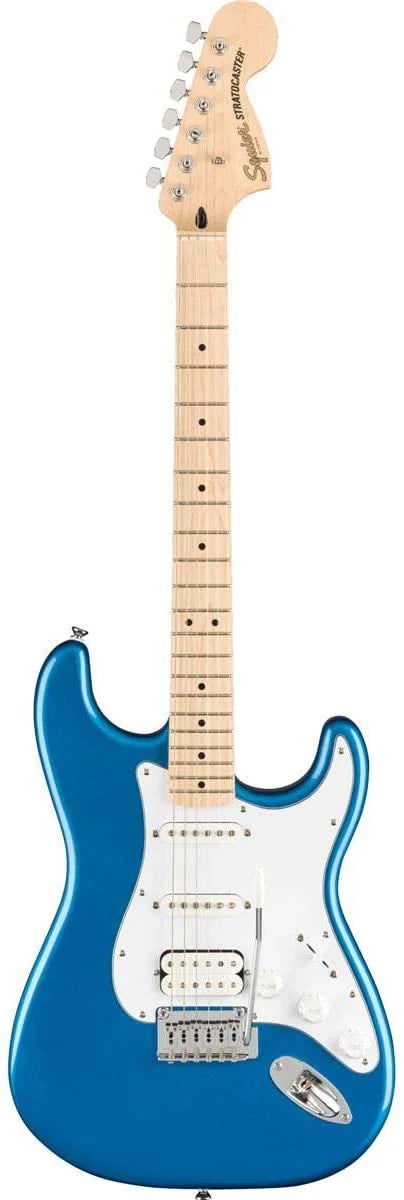 Squier by Fender Affinity Series Stratocaster Pack, HSS, Maple Fingerboard, Lake Placid Blue