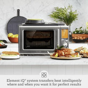 Breville BMO870BST1BUS1 Combi Wave 3 in 1 Microwave, Black Stainless Steel: Home & Kitchen