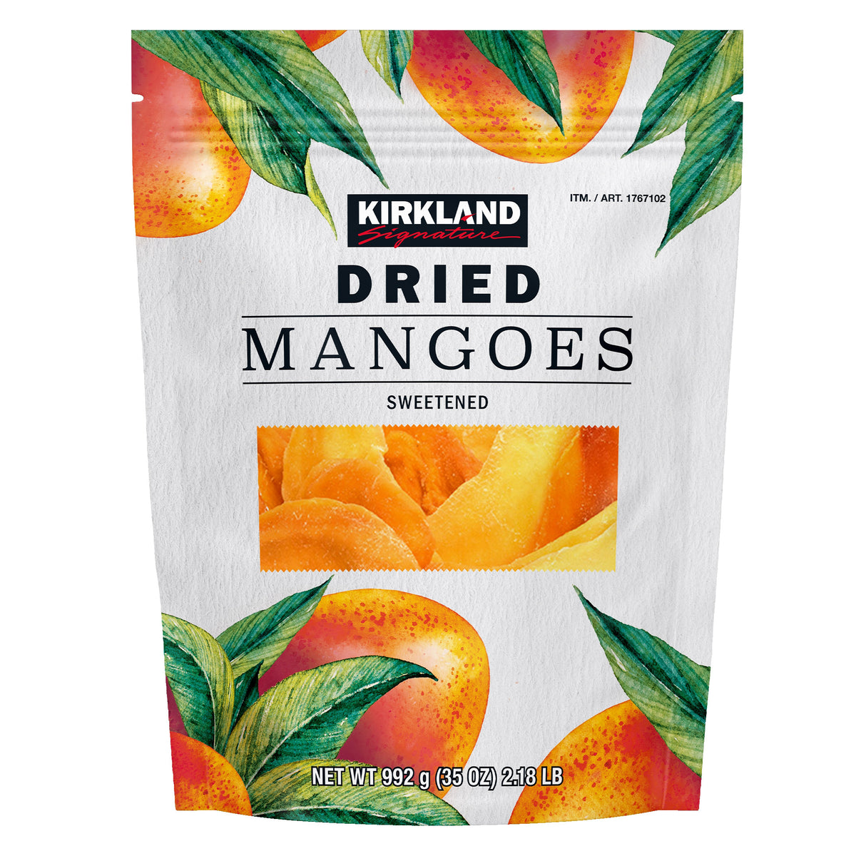 Kirkland Signature Dried Mangoes, Sweetened, 35 oz