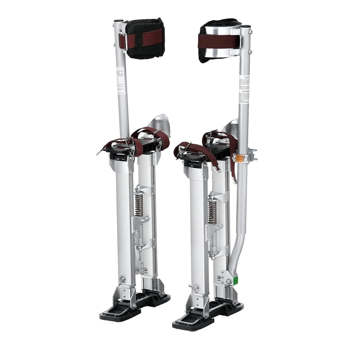 VEVOR Drywall Stilts, 18''-30'' Adjustable Aluminum Tool Stilts with Protective Knee Pads