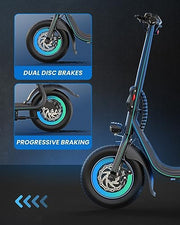 URBANMAX C1 Electric Scooter with Seat, 450W Powerful Motor up to 22 Miles Range