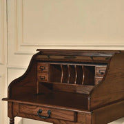 32 Mini Roll Top Desk w/ USB Power Outlet - N/A