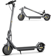 Electric Scooter, 500W Peak Motor, Up to 15.5 MPH, 19 Miles Ranges Foldable Electric Kick Scooter with Dual Braking System, Adults/Youth E Scooter for Commute