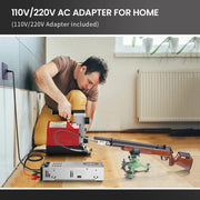 CS2 Portable PCP Air Compressor, 4500Psi/30Mpa, Oil-Free,Powered by Car 12V DC or Home 110V AC with Adapter (Included), Paintball Tank Compressor with Extra Moisture-Oil Separator