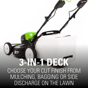 80V Battery-Powered Lawn Mower, 53 cm (21 inch), Self-Propelled, Brushless | Greenworks