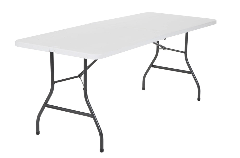 Cosco 6 Foot Folding Table in White Speckle