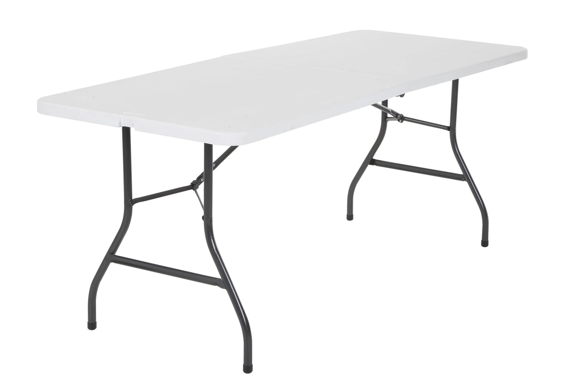 Cosco 6 Foot Folding Table in White Speckle