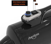 Dog Dryer High Velocity Professional Dog Pet Grooming Hair Drying Force Dryer Blower 6.0HP (DHD-2400T) (6.0HP, Jet Black)