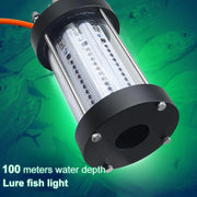 NS 500W LED Underwater Fishing Light 35,000 Lumen Night Fish Attracting Light IP68 Waterproof AC110V